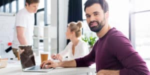 Small Business office 1200x600 px