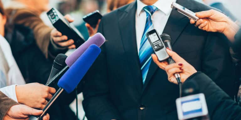 Politician interviewed