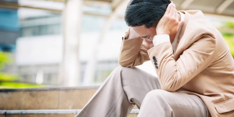 Employee feeling anxiety
