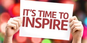 It's time to inspire