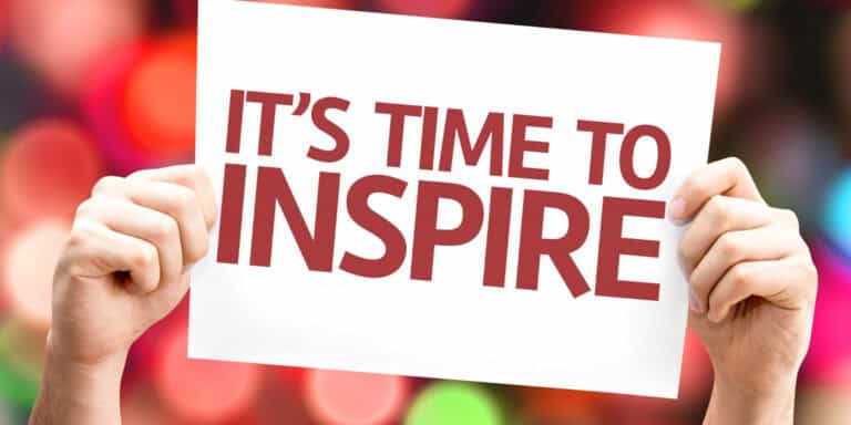 It's time to inspire
