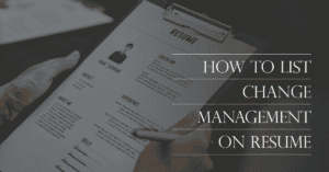 List change management on cv