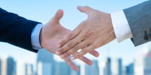 almost handshake