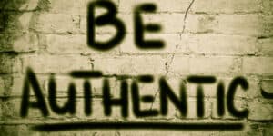 be authentic