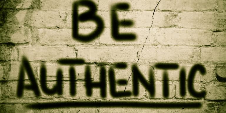 be authentic