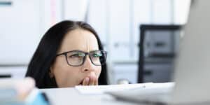 business mistake woman