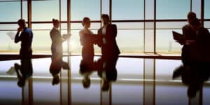 business people communicating