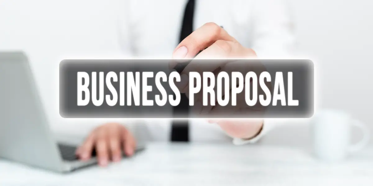 business proposal.