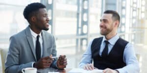 business talk.