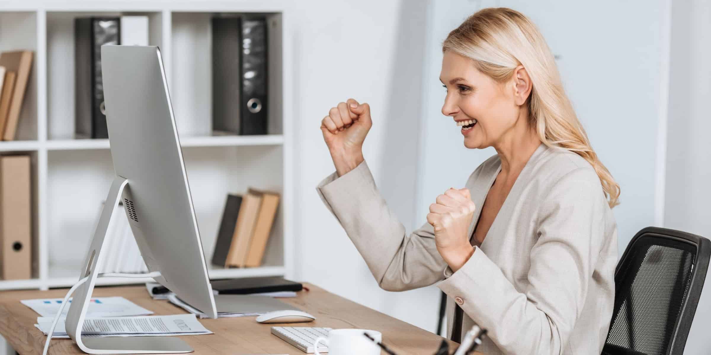 business woman success