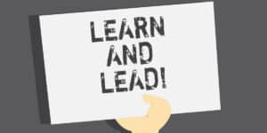 learn and lead.