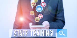 staff training man mobile.