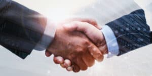 trusting handshake