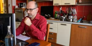 working from home