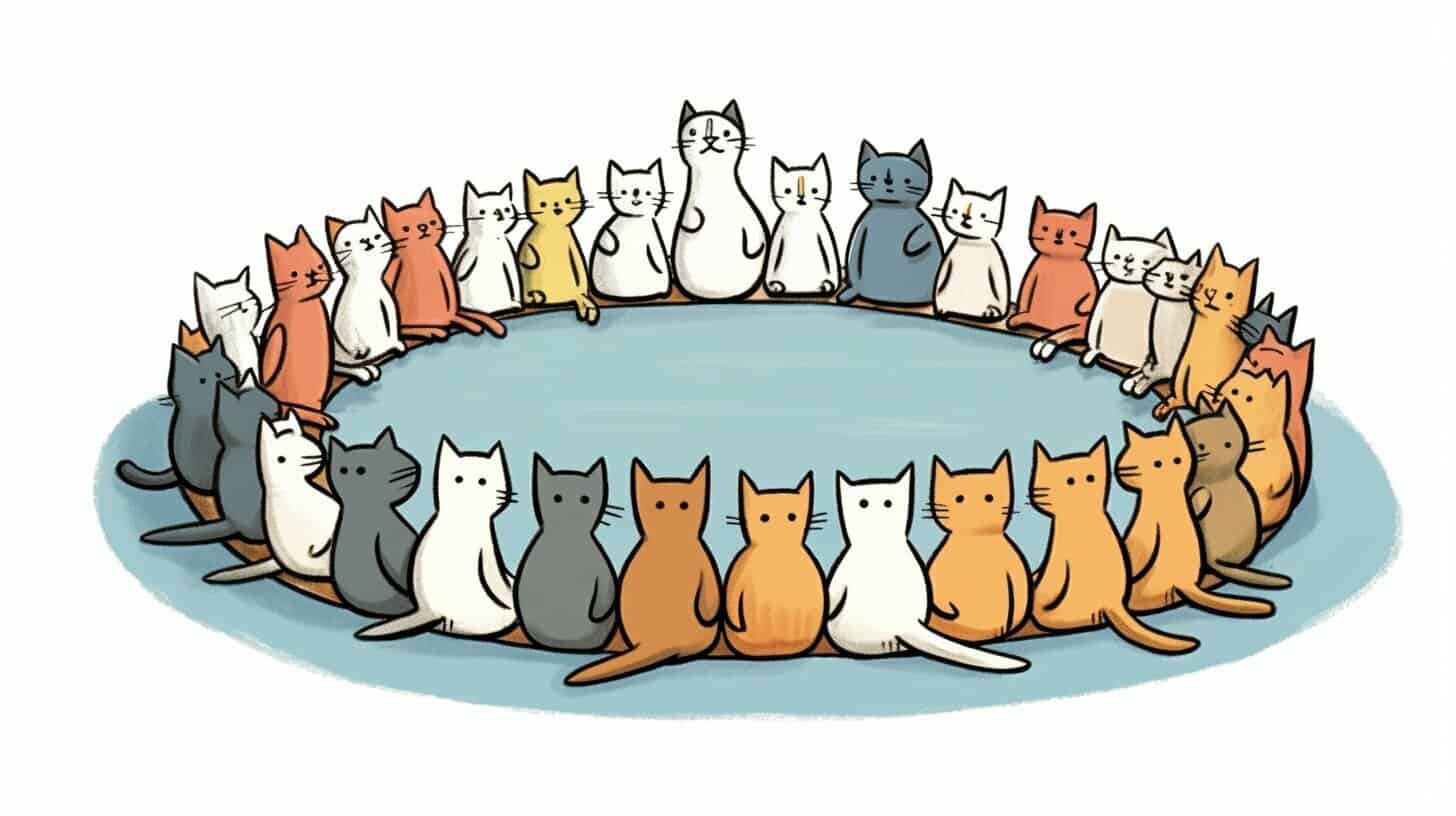 group of cats