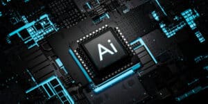 ai logo, blue