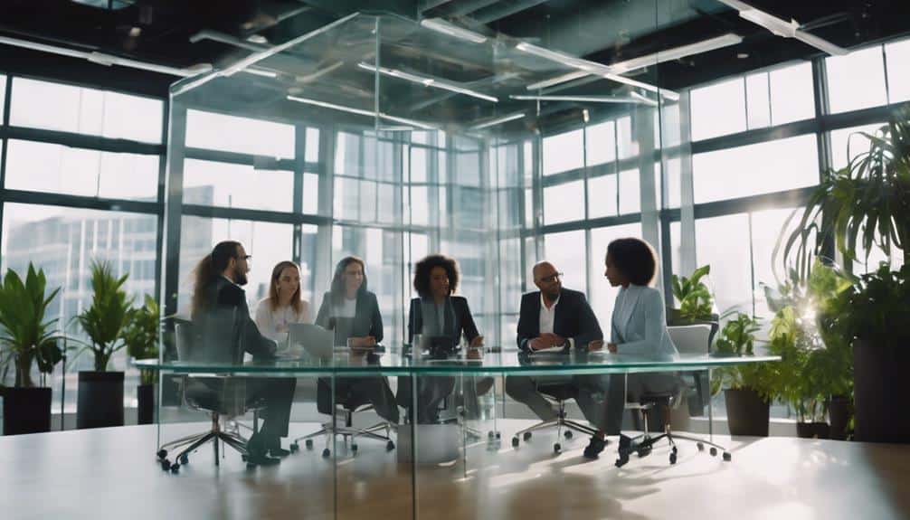 transparent workplace fosters trust