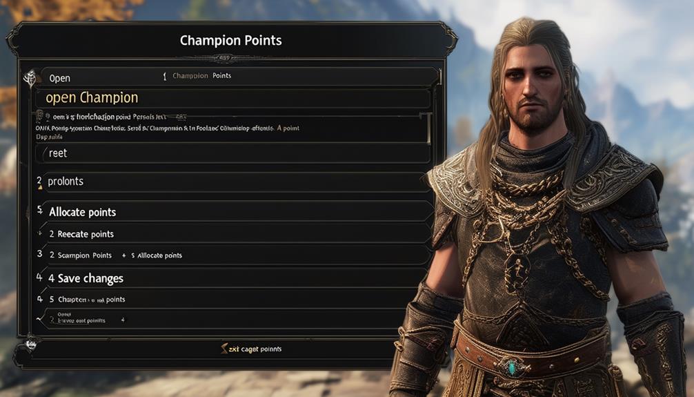 adjust eso champion points